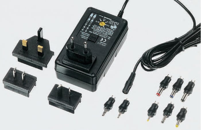 ANSMANN Plug In Power Supply 3 → 12V dc Output, 1.2A Output