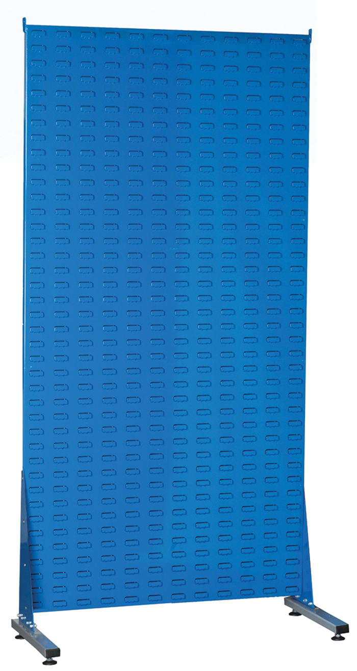 RS PRO PP Louvre Panel Storage Unit, 500mm x 1000mm x 2000mm, Blue
