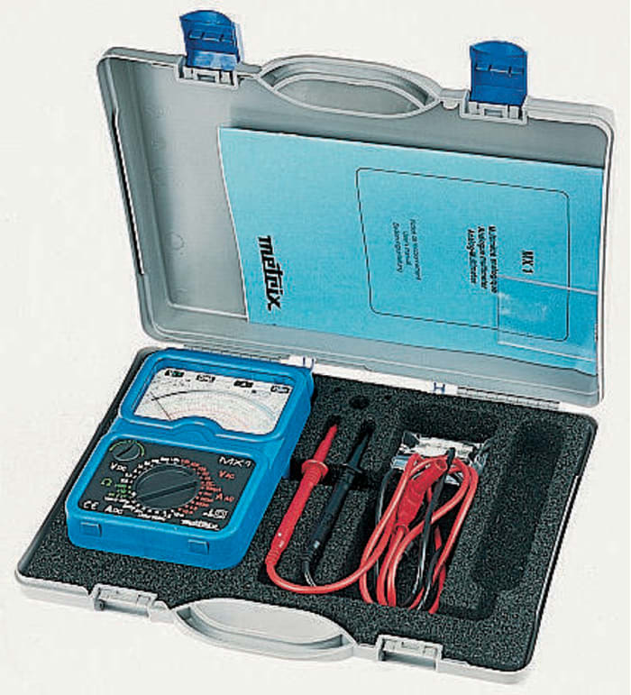 Metrix MX 1 Handheld Analogue Multimeter, 10A ac Max - RS Calibrated