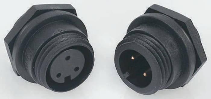 Bulgin Circular Connector, 12 Contacts, Front, Miniature Connector, Plug, Male, IP68, Buccaneer 400 Series