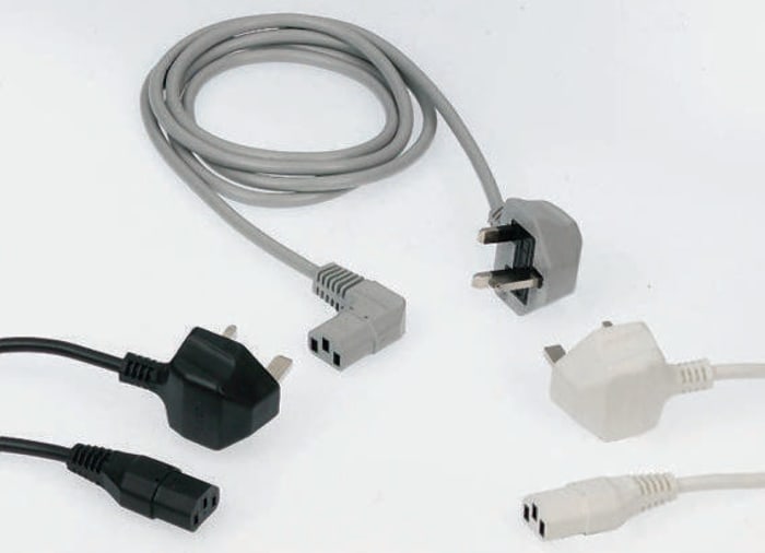 Power Cord C13 to UK BS1363 3m