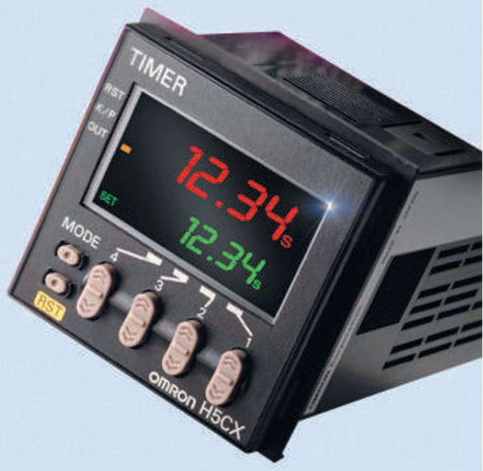 Omron Time Delay Relay, 100 → 240V ac, 1-Contact, 9.999 s → 9999h