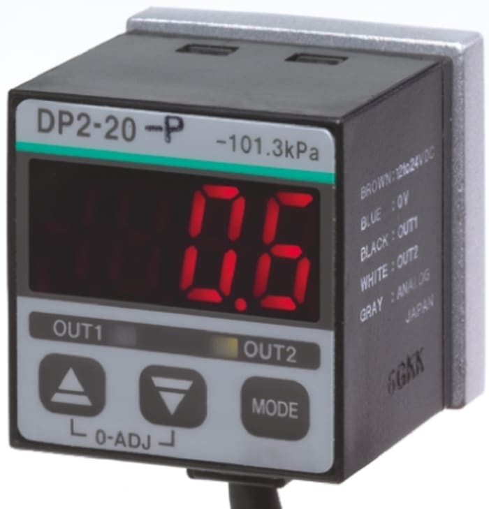 Panasonic Pressure Sensor, Differential, Gauge Reading