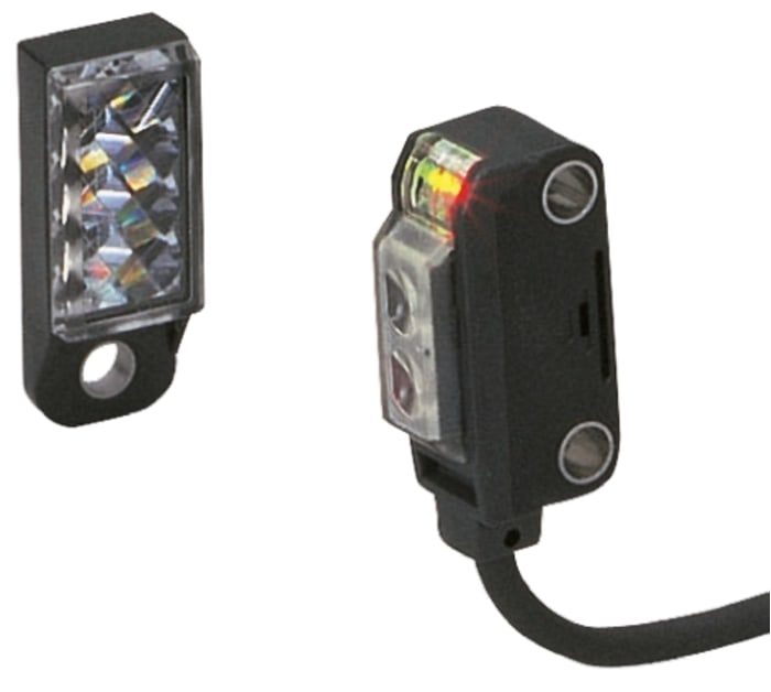 Panasonic Retroreflective Photoelectric Sensor, Block Sensor, 30 → 200 mm Detection Range