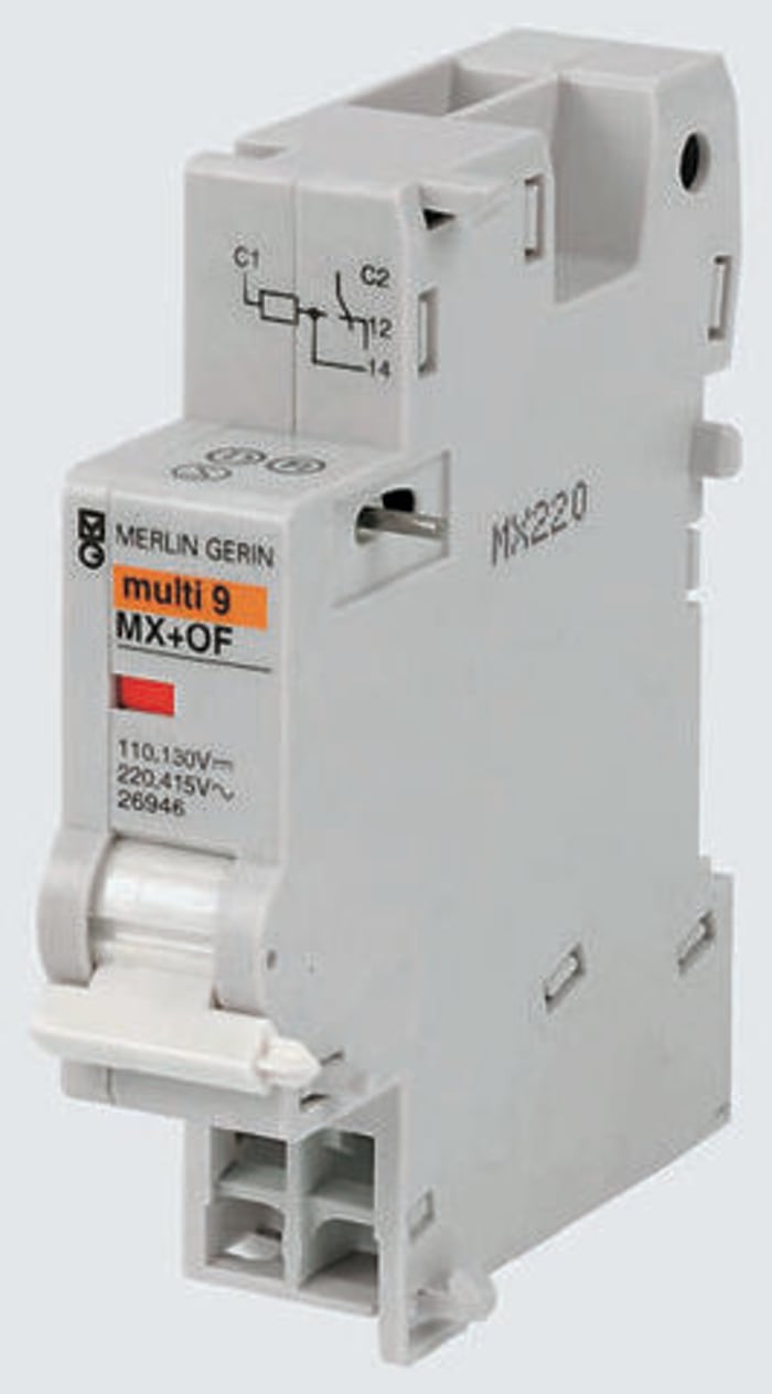 110 → 130 V dc, 110 → 415 V ac Shunt Release Shunt trip for use with C60 Series