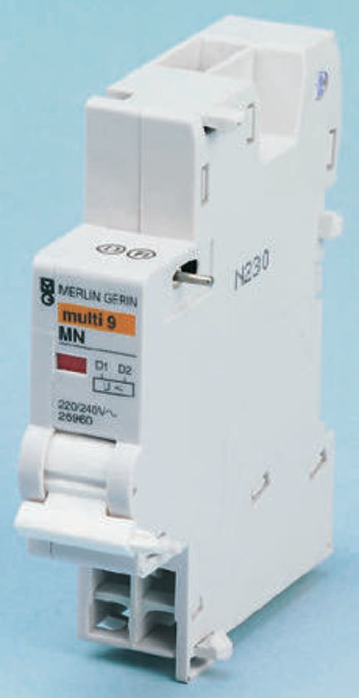 220 → 240 V ac Undervoltage Release Circuit Trip for use with ELCB, RCCB