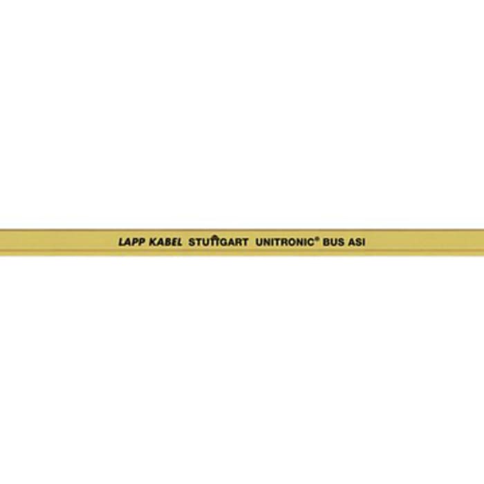 Lapp UNITRONIC BUS ASI Data Cable, 2 Cores, 1.5 mm², Unscreened, 50m, Yellow EPDM Sheath, 15 AWG