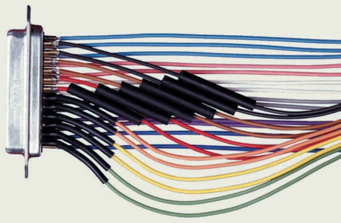 Gaine thermorétractable TE Connectivity, Diam. 19.1mm, Long. 1.2m, Rétreint 2:1, Noir