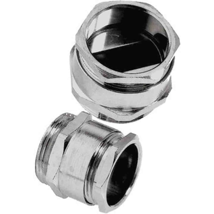Lapp SKINTOP Series Nickel Plated Brass Cable Gland Kit, M40 Thread, 19mm min., 28mm max., IP68