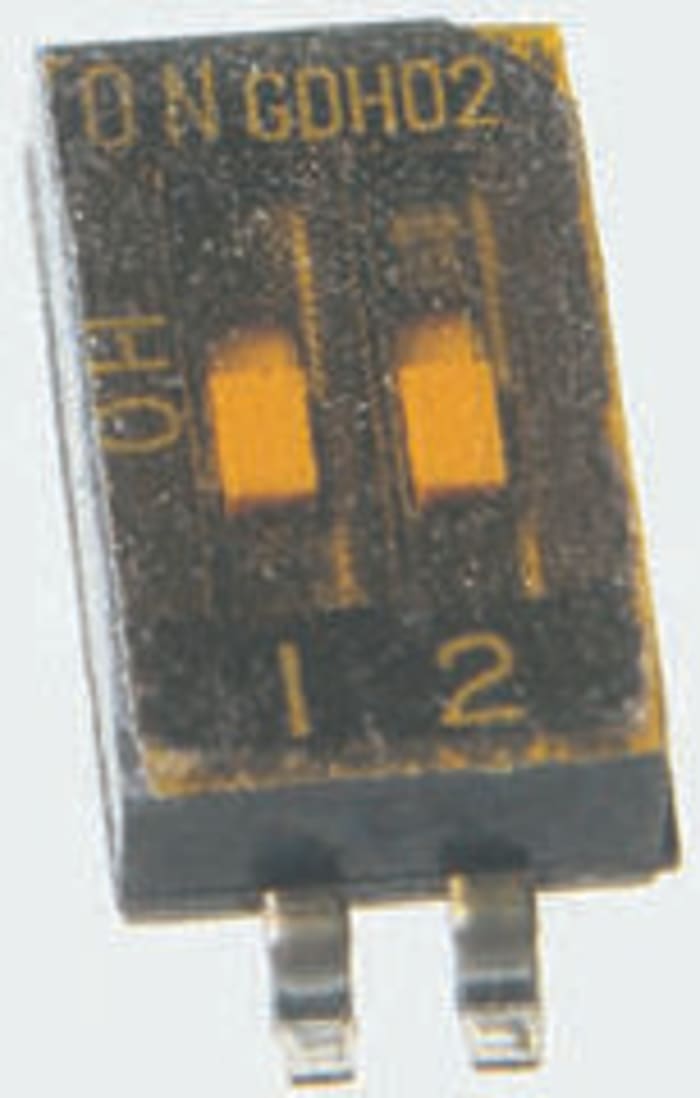 TE Connectivity 6 Way PCB DIP Switch SPST, Rocker Actuator