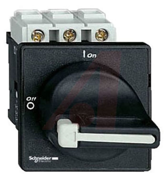 Schneider Electric 3P Pole Panel Mount Isolator Switch - 25A Maximum Current, 15kW Power Rating