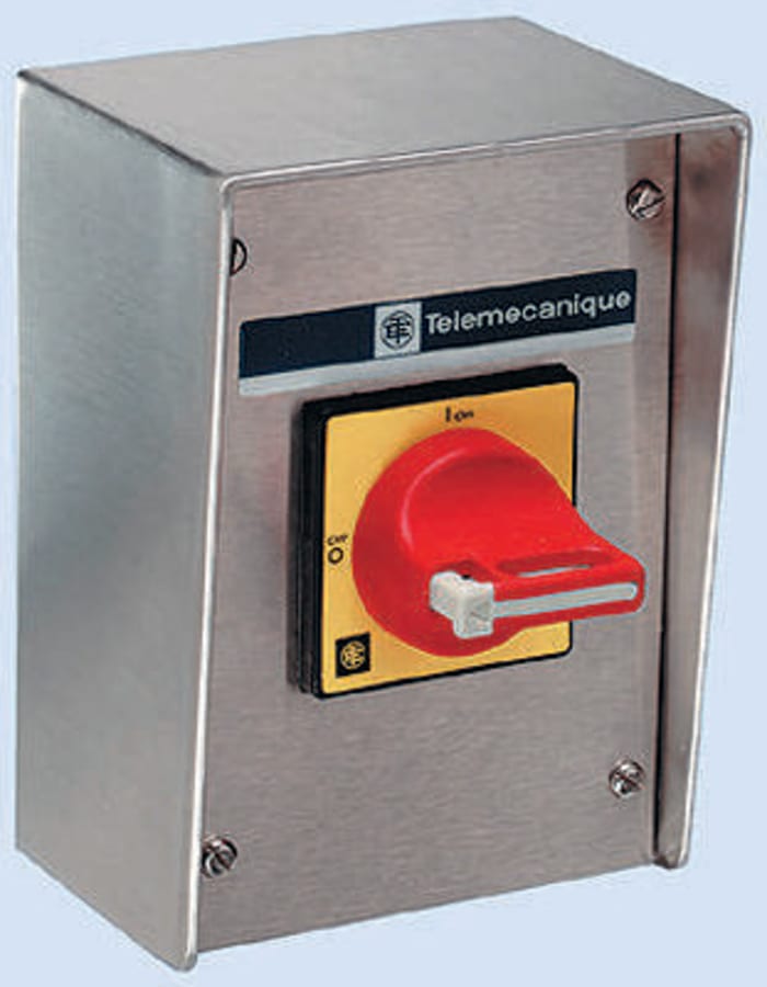 Schneider Electric 3P Pole Panel Mount Isolator Switch - 16A Maximum Current, 11kW Power Rating