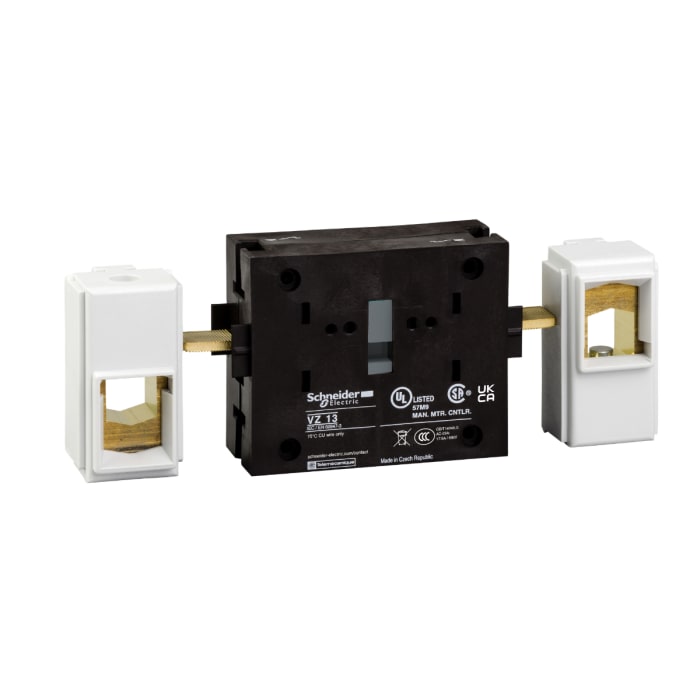 Schneider Electric Auxiliary Contact, 1 Contact, 1 NO, TeSys VARIO, Side, 175 A, VZ13
