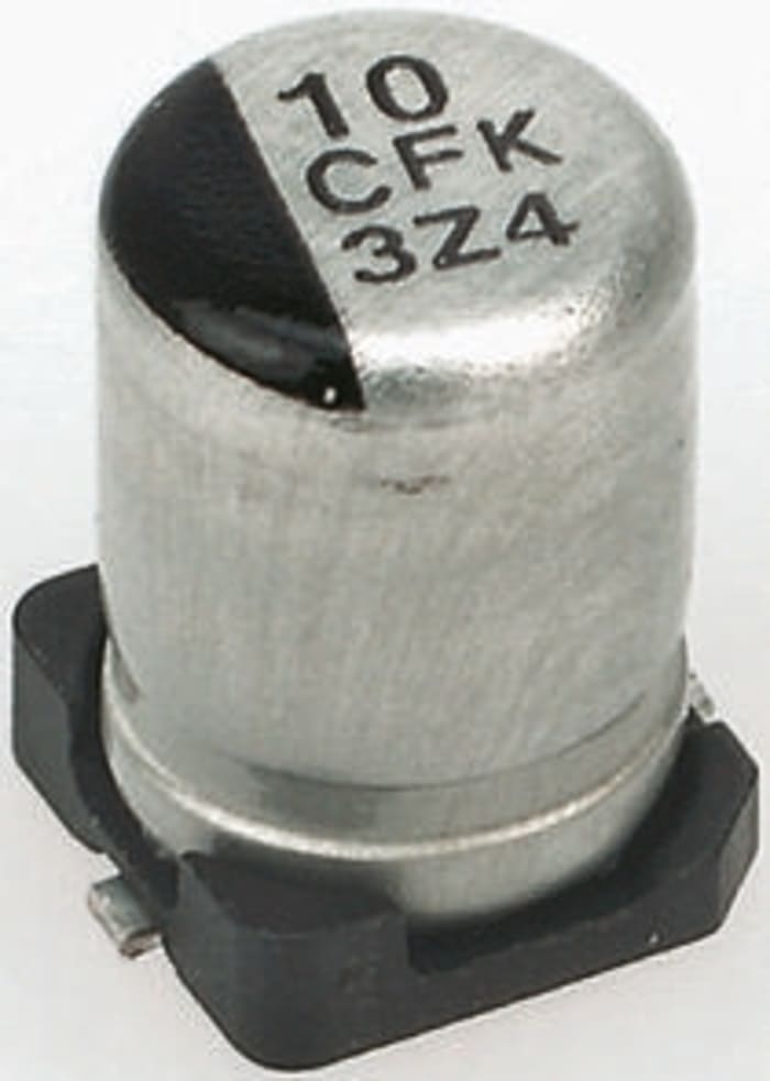 Panasonic 22μF Aluminium Electrolytic Aluminium Electrolytic Capacitor 50V dc, Surface Mount - EEEFK1H220P