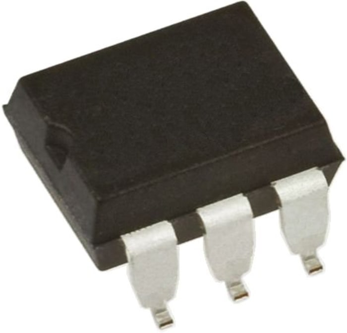 onsemi, H11AA1SR2M AC Input Phototransistor Output Optocoupler, Surface Mount, 6-Pin MDIP