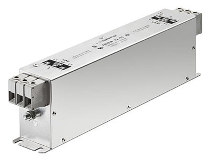 Schaffner, FN 3258 75A 480 V ac 60Hz, Flange Mount RFI Filter, Screw 3 Phase