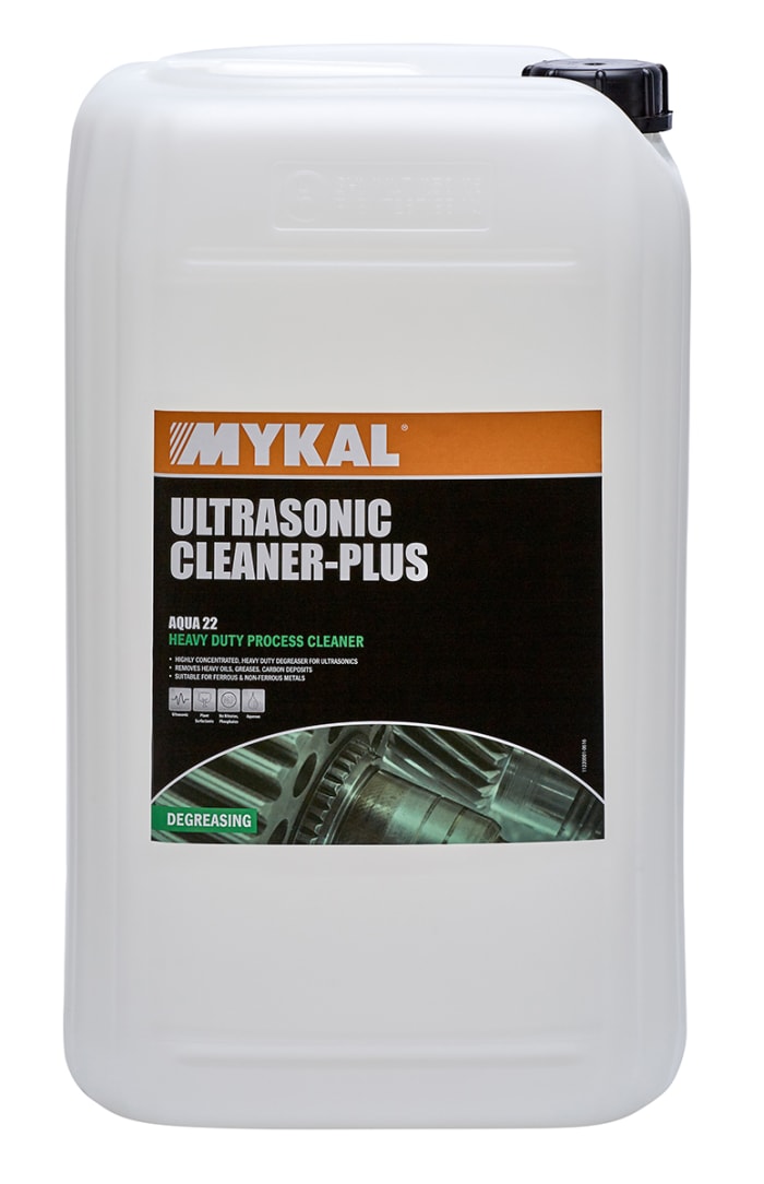 Mykal Industries 25 L Kutulu Ultrasonik Temizlik Sıvısı, Mekanik Parçalar İçin Suyla Durulama