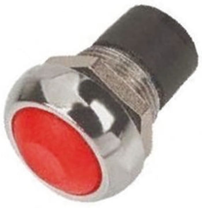 APEM Miniature Push Button Switch, Momentary, Panel Mount, 13.6mm Cutout, SPST, 28/48V dc, IP67