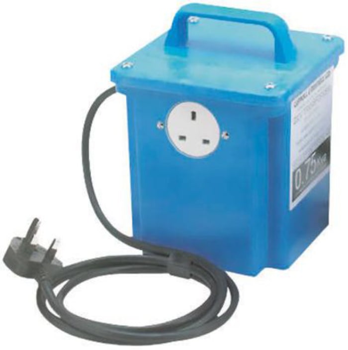 Transformateur de sécurité Carroll &amp; Meynell 3kVA, primaire 230V c.a., secondaire 230V c.a., 13A, série CM3000/230