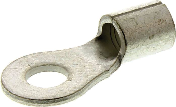 TE Connectivity, Solistrand Uninsulated Ring Terminal, M10 Stud Size 2 AWG 2 AWG Wire Size