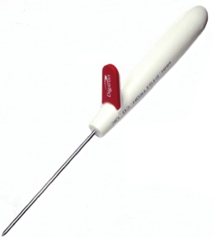 Digitron Temperature Probe, 100mm Length, 3.3mm Diameter, +250 °C Max