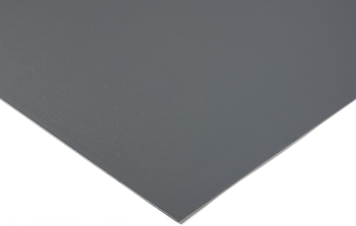 RS PRO Grey Plastic Sheet, 1000mm x 500mm x 20mm