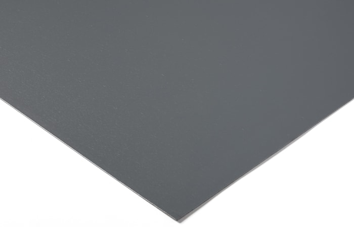 RS PRO Grey Plastic Plastic Sheet, 1 m x 500 mm x 12 mm