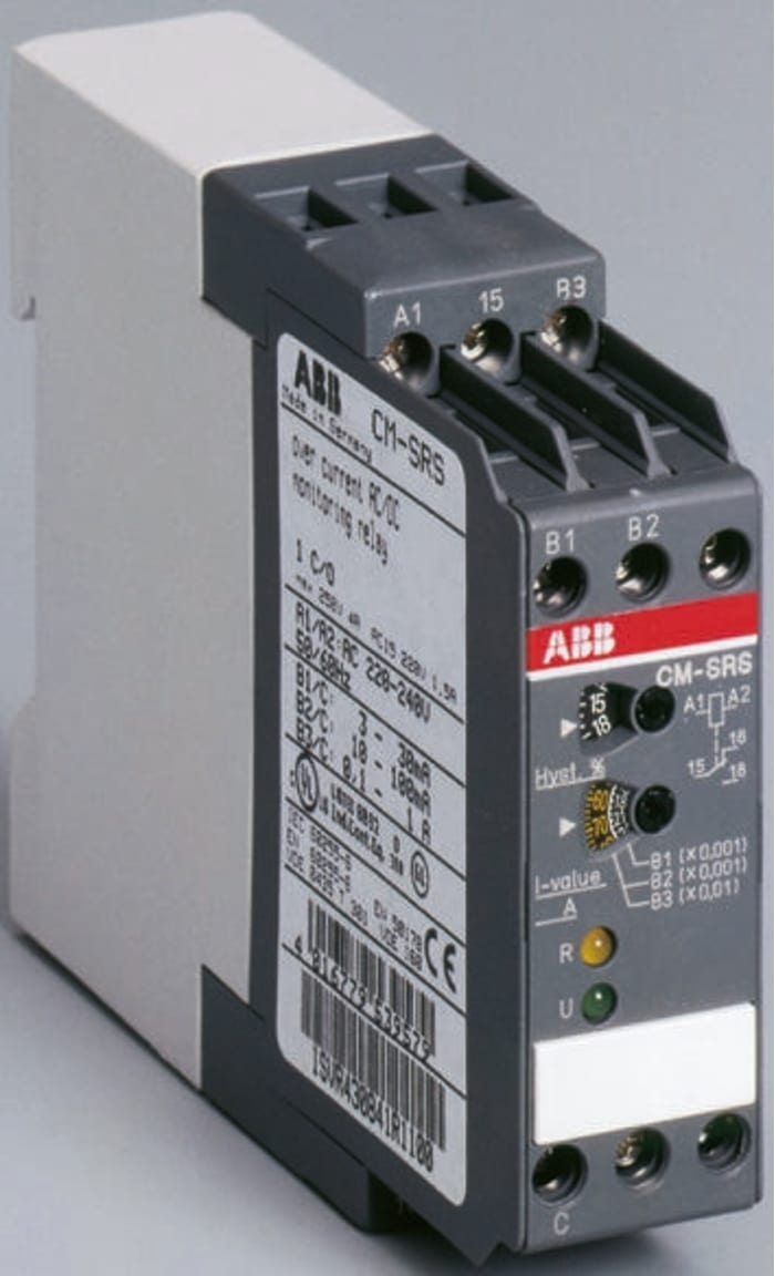 ABB Time Delay Relay, 24V ac, 1-Contact, 0.05 s → 300h, 1-Function, SPDT