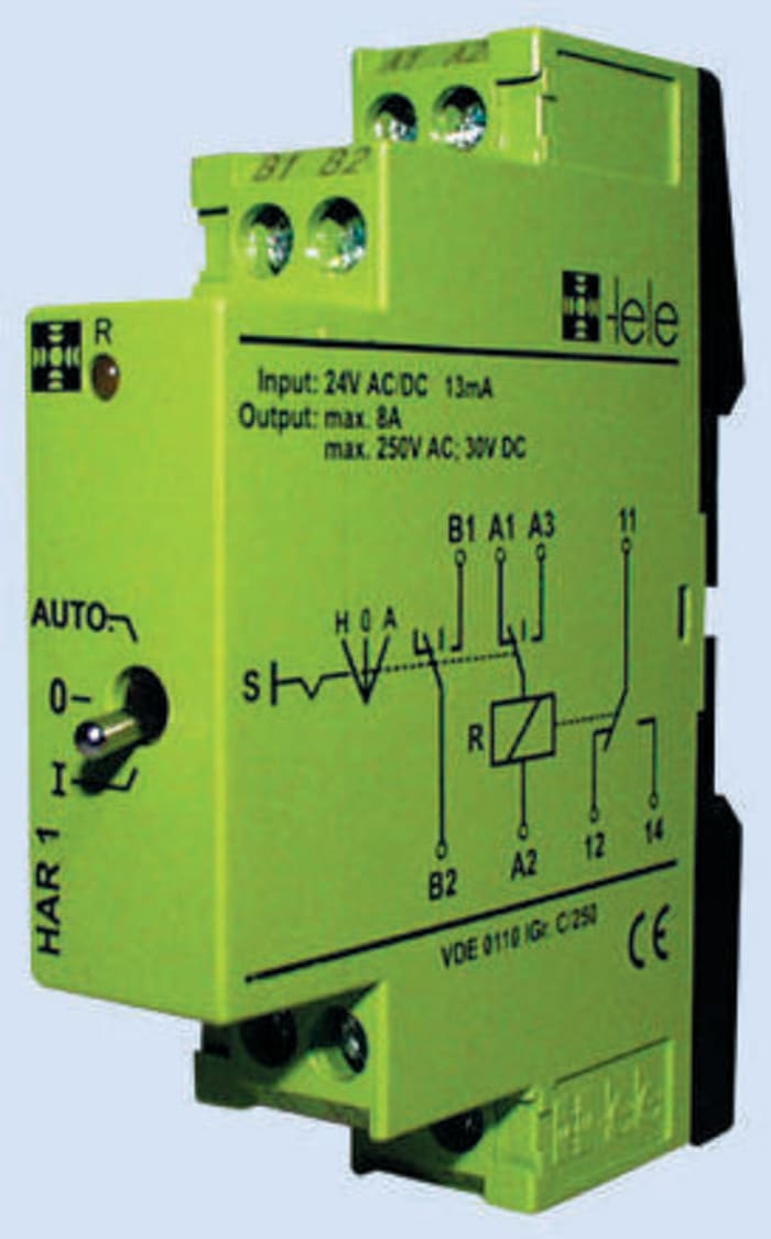 SPCO contact coupling relay w/LED,230Vac