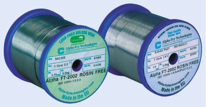 Soudure 0.75mm, 500g, Plomb 37%, Etain 63%, fusion à 183°C