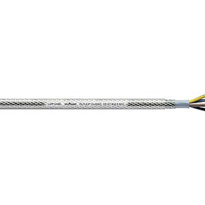 Câble de commande Blindé Lapp, 4 x 1 mm², 17 AWG, gaine en PVC, Gris, 50m