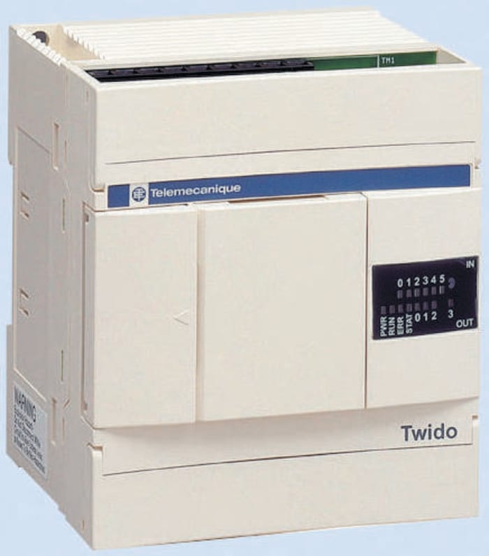 Schneider Electric Twido Lojik Modülü, RS485 Haberleşme, Tek Portlu, 6 x Giriş, 4 x Çıkış, Ekranlı