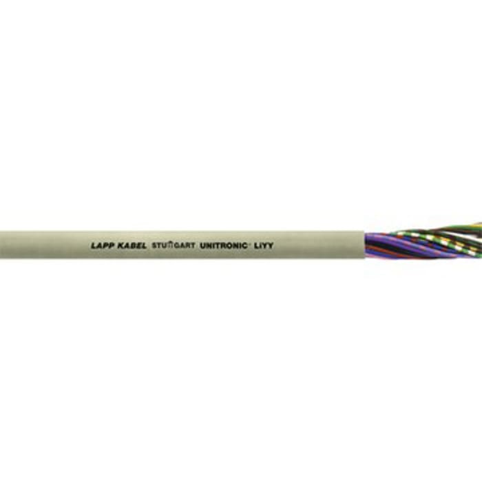 Lapp UNITRONIC LiYY Series Data Cable, 3 Cores, 0.34 mm², Unscreened, 22 AWG, 100m, LiYY Cable