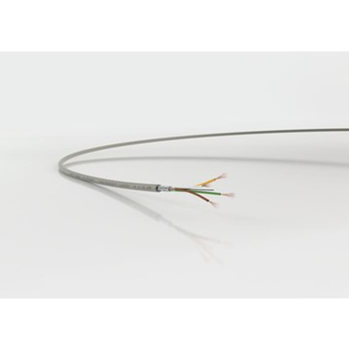 Lapp UNITRONIC LiYCY Series Data Cable, 0.14 mm², 100 m, Grey Sheath Polyvinyl Chloride