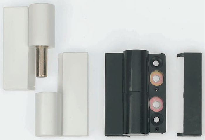 Steinbach & Vollman Steel Concealed Hinge with a Lift-off Pin, Left-Handed, Screw Fixing, 76mm x 57mm x 12mm
