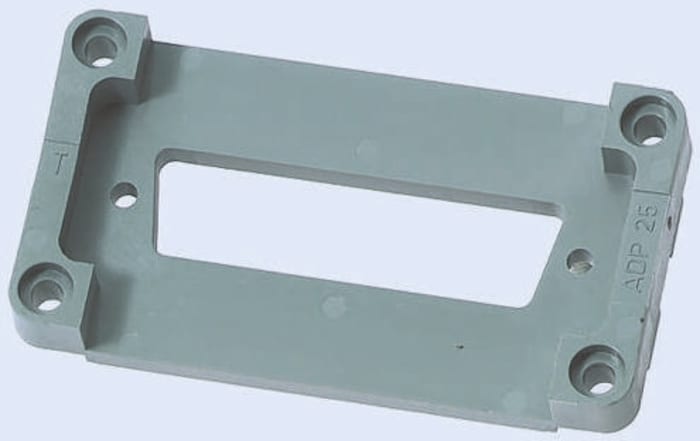 HARTING D-Sub Adapter, Han B Series , For Use With Heavy Duty Power Connectors