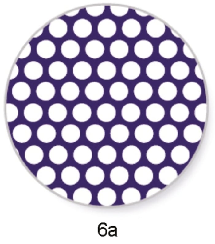 Perforated galvanised steel sheet top