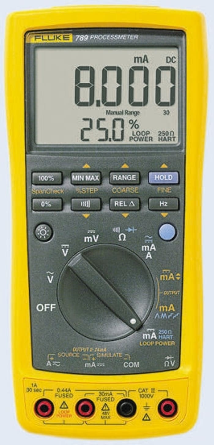 Fluke 789 Multi Function Calibrator, 1A, 1000V, 50 x 100 x 203mm