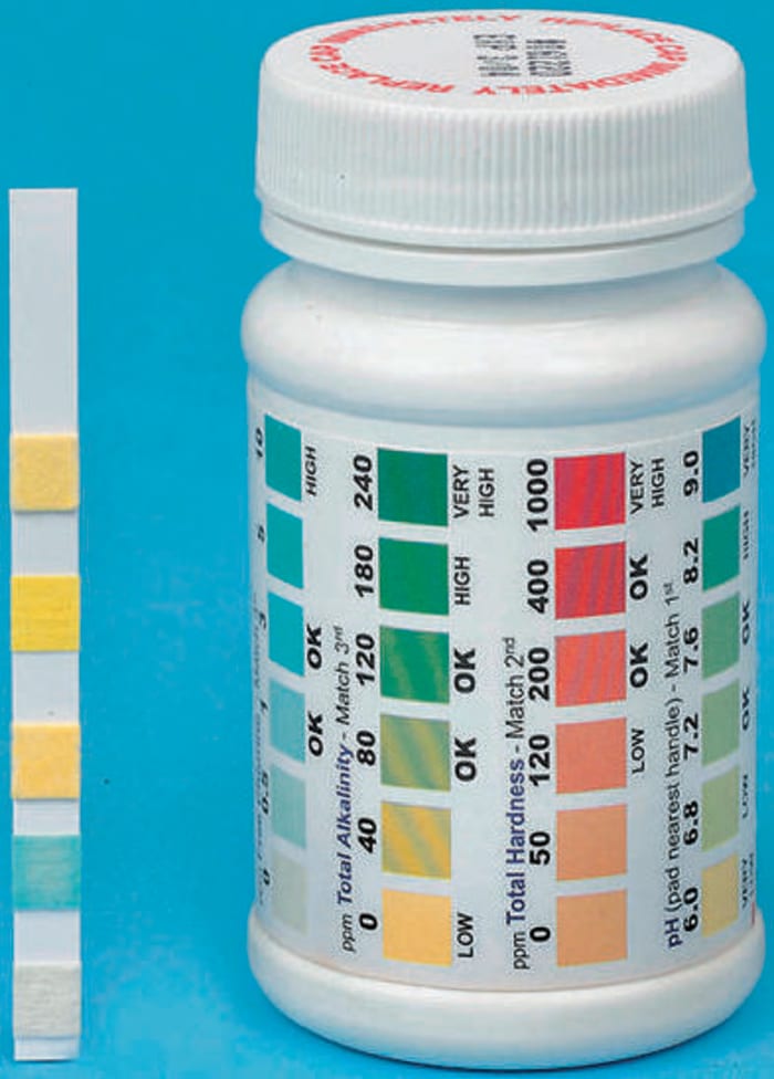 Multiple Parameter(s) FCI, pH, TA, TCI, TH Test Strip - 50 strips