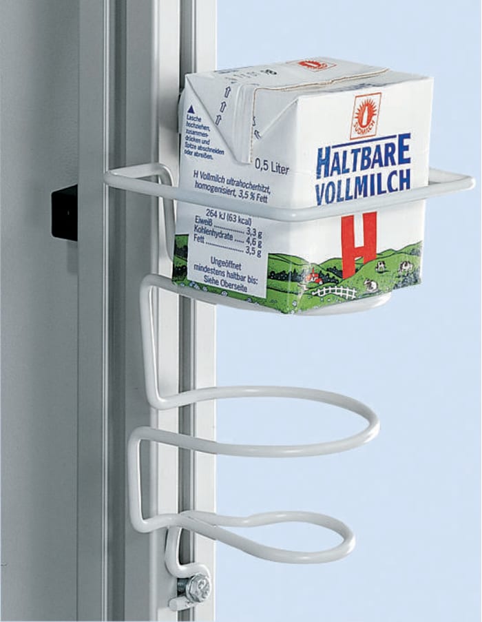 Plastic coated steel wire bottle holder