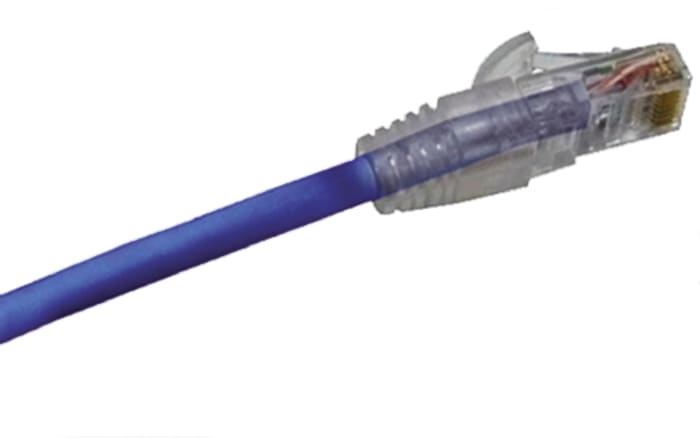 Molex Premise Networks, 2m Cat5e, Blue RJ45 to Male RJ45 Male, U/UTP Unshielded, Terminated PVC Sheath
