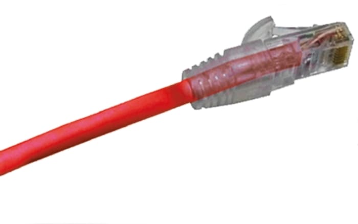 Molex Premise Networks, 5m Cat5e, Red RJ45 to Male RJ45 Male, U/UTP Unshielded, Terminated PVC Sheath