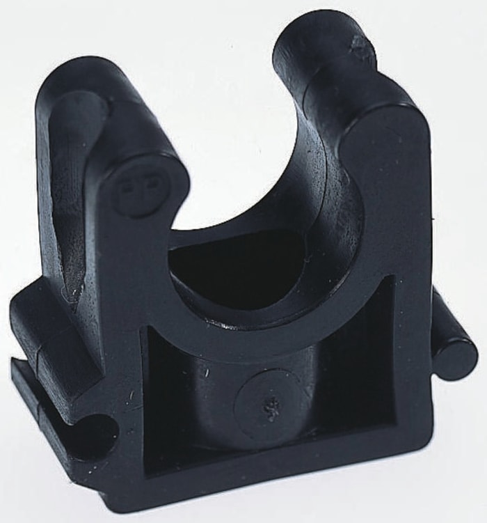 George Fischer PP Black Pipe Clip 1.4in x 0.98in