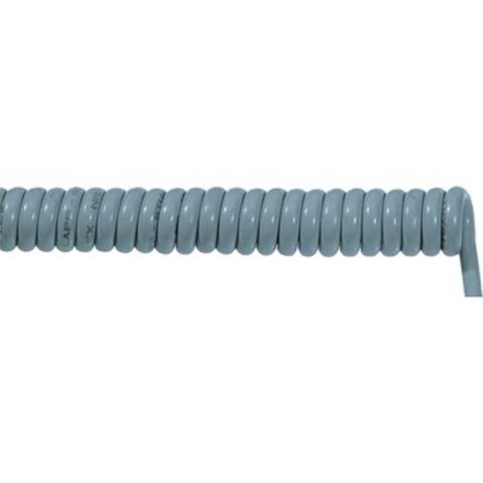 Lapp ÖLFLEX, Coiled, 0.5m 3 Core, Grey Polyurethane PUR Power Cable +50°C