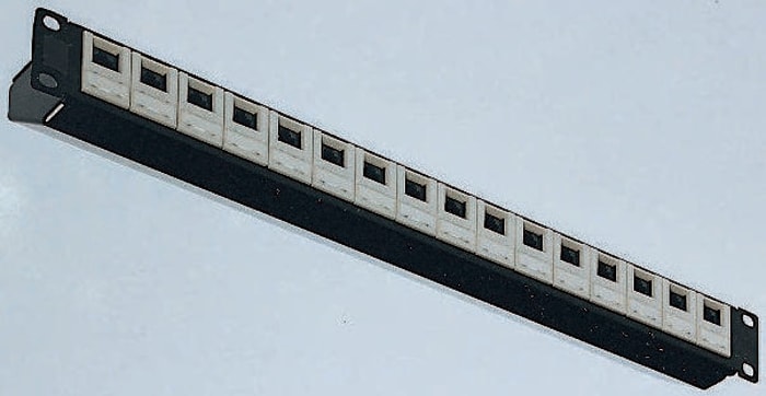 Krone Cat5e 16 Port RJ45 RJ Patch Panel 1U Grey