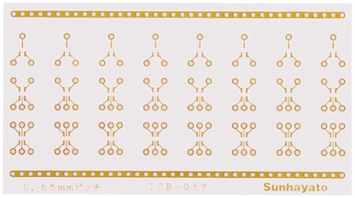 ICB-057, Single Sided Extender Board Seal Substrate FR4 100 x 55 x 0.1mm