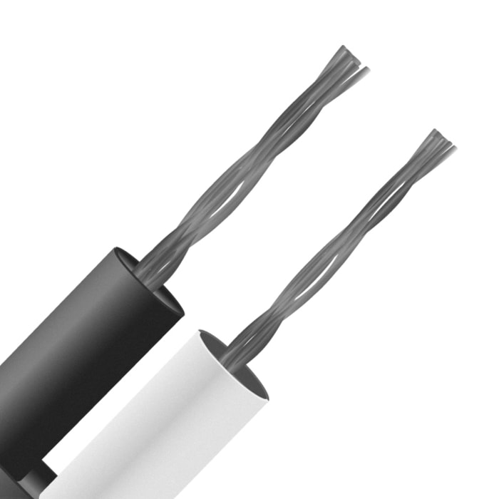 RS PRO, 25m, Termokupl Uzatma Kablosu, J Tipi, PTFE Yalıtımlı, 2 Damarlı, -75 → +250°C, Ekransız