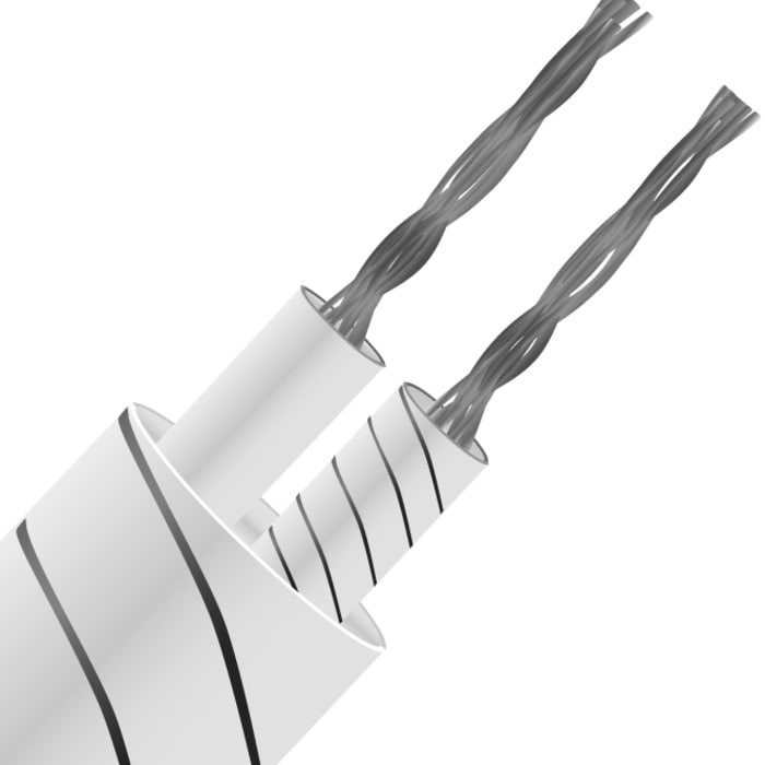 RS PRO Type J Thermocouple Cable/Wire, Unscreened 25 m, Fibreglass Insulation, 350 °C Max, 7 Strands