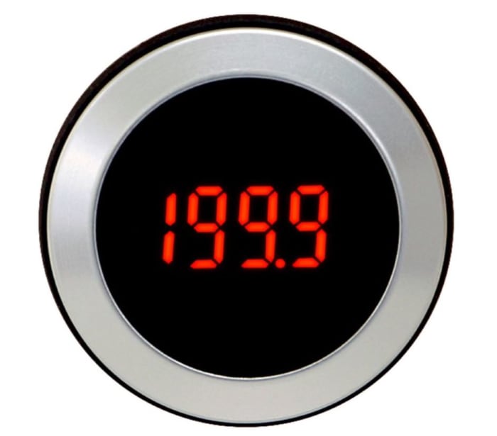 Voltímetro digital DC Lascar, con display LED, 3.5 dígitos, precisión ±1%, alim. 4,75 → 5,25 V cc