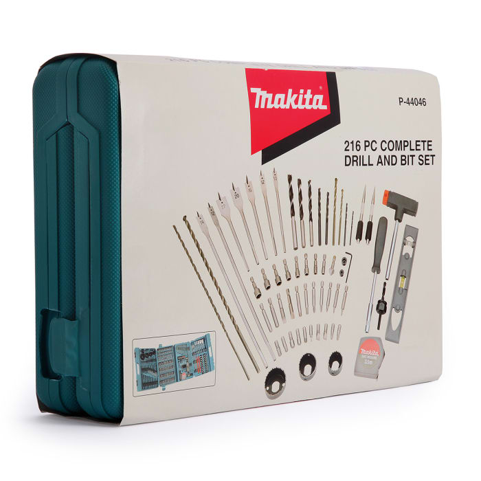 P 44046 Makita Makita 216 Piece Maintenance Tool Kit with Case